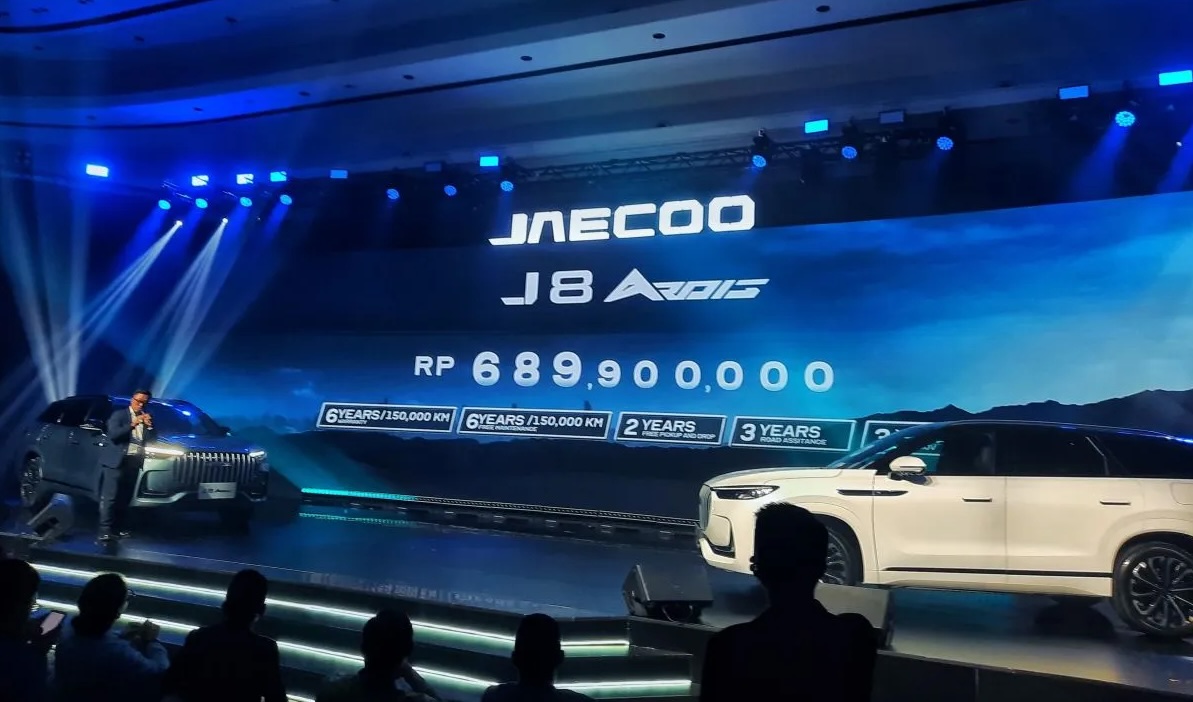 Jaecoo Umumkan Harga SUV J8 ARDIS dan ARDIS SHS